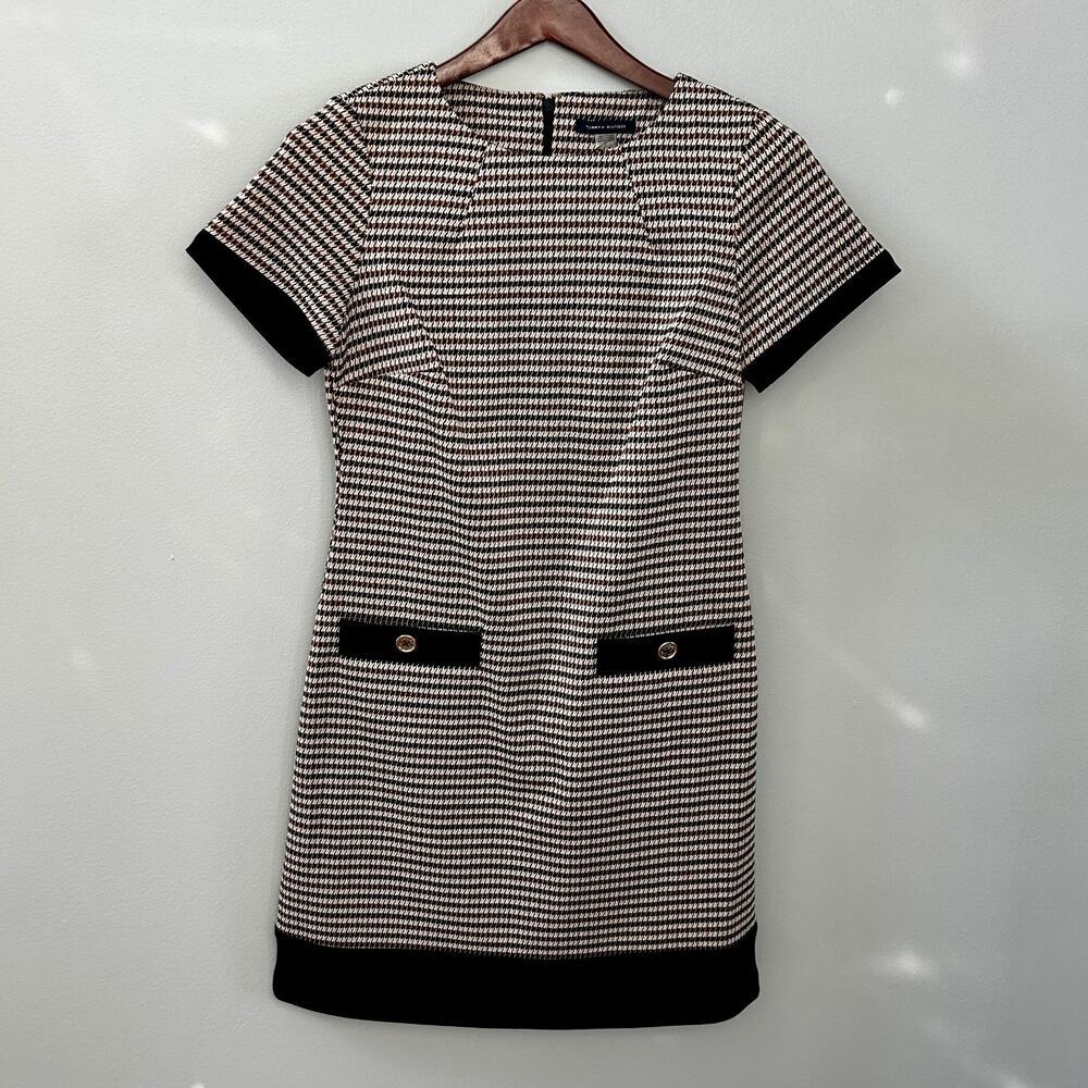 Tommy Hilfiger Houndstooth Sheath Dress – New With Tags, Size 2